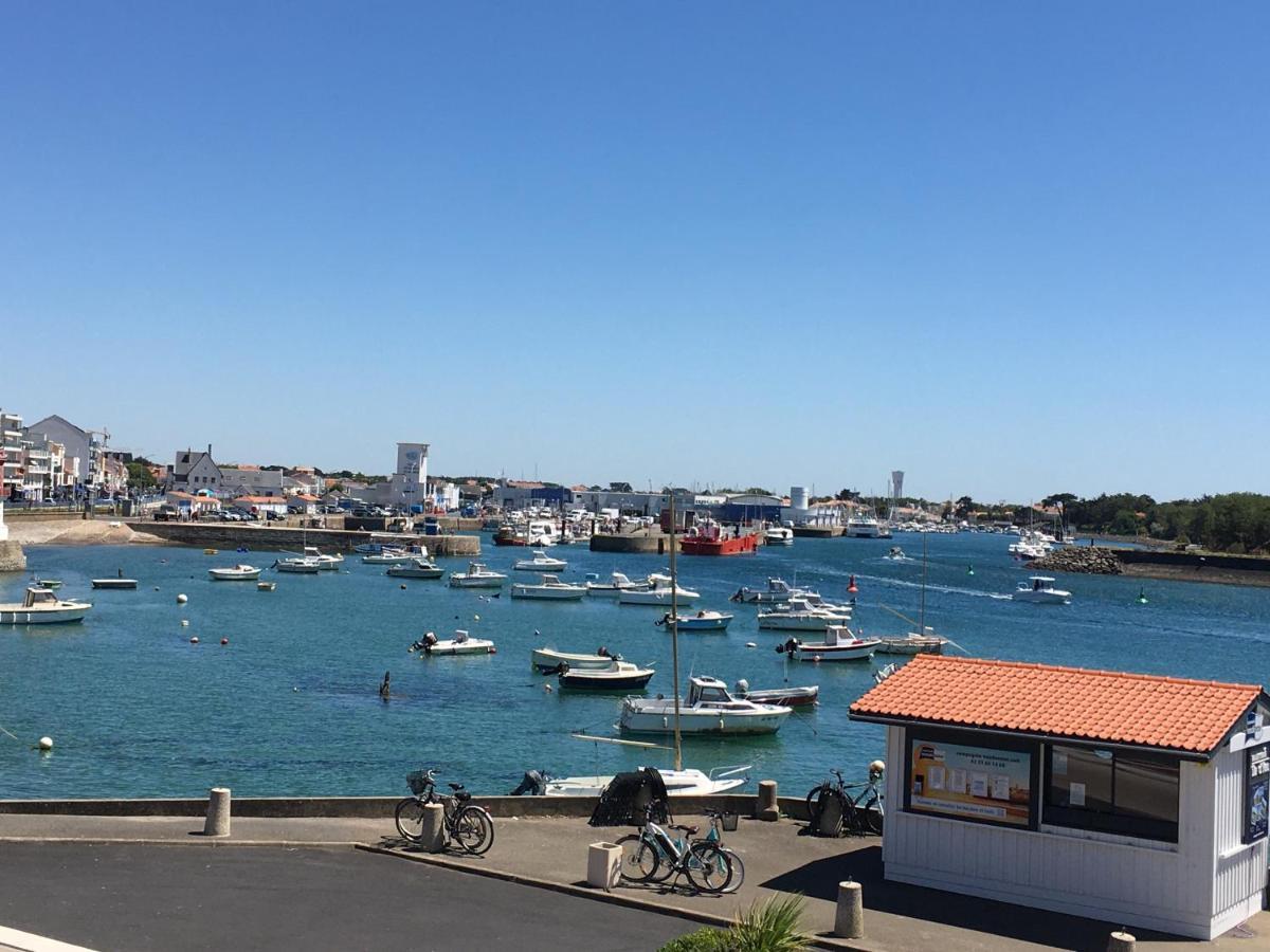 Vue Panoramique Port Et Ocean Daire Saint Gilles Croix de vie Dış mekan fotoğraf