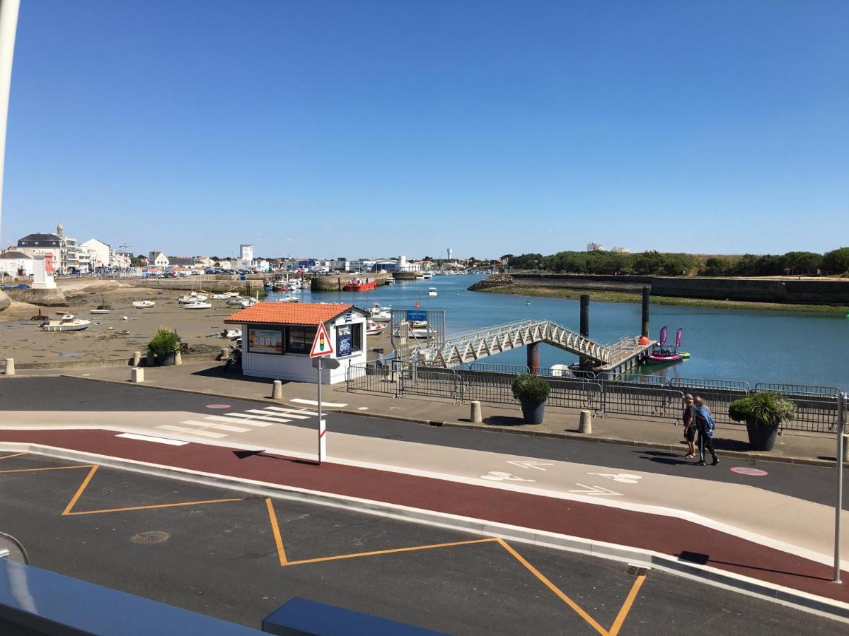 Vue Panoramique Port Et Ocean Daire Saint Gilles Croix de vie Dış mekan fotoğraf