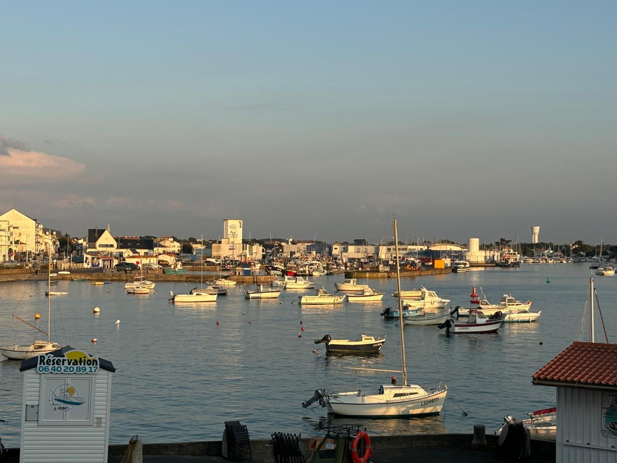 Vue Panoramique Port Et Ocean Daire Saint Gilles Croix de vie Dış mekan fotoğraf