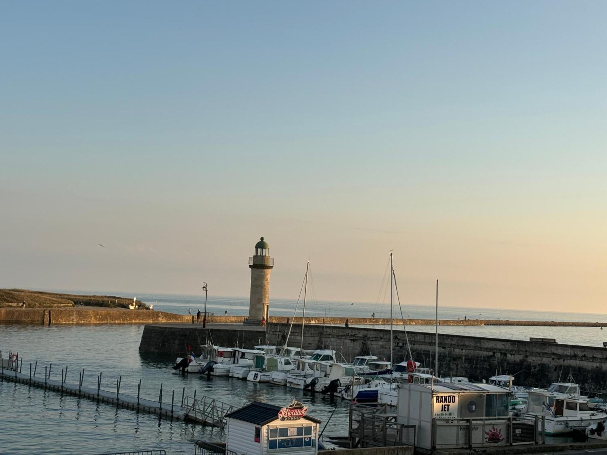 Vue Panoramique Port Et Ocean Daire Saint Gilles Croix de vie Dış mekan fotoğraf