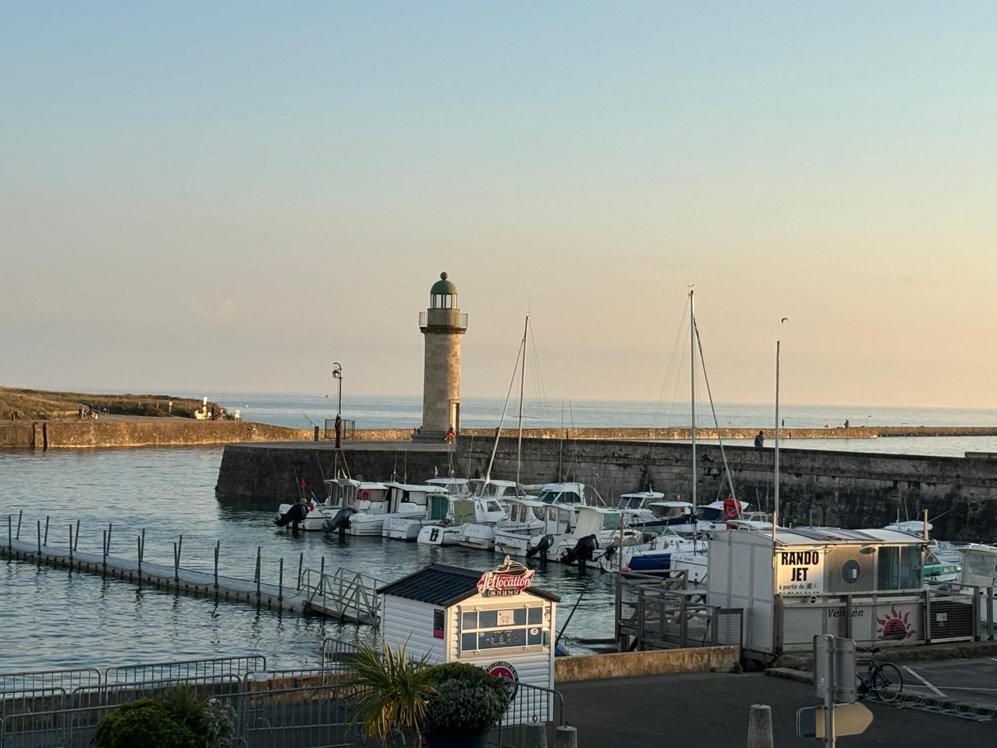 Vue Panoramique Port Et Ocean Daire Saint Gilles Croix de vie Dış mekan fotoğraf